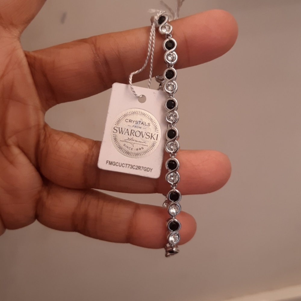Crystals from Swarovski bracelet
